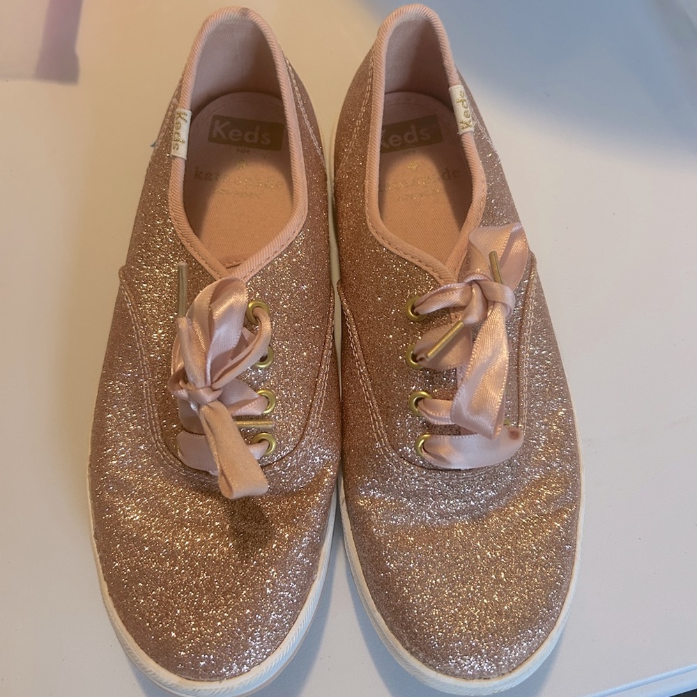 Kate Spade X Keds glitter sneakers